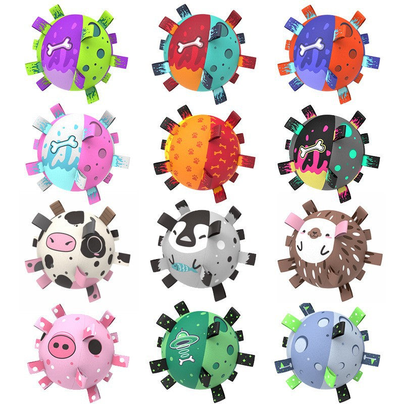 Durable Dog Training Ball - Lightweight PU Toy for Outdoor Play, Exercise & Interactive Fun