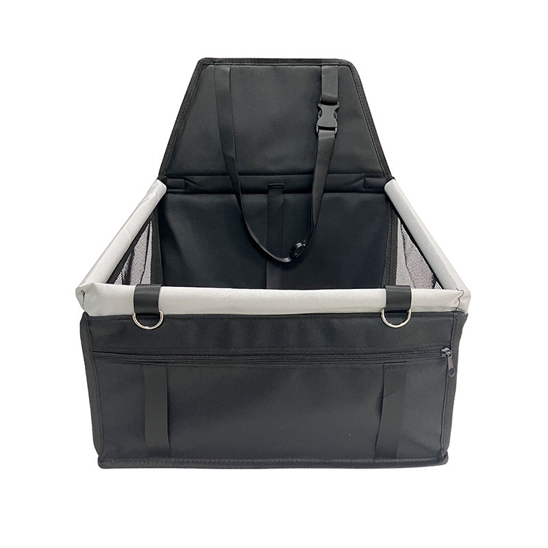Pet Car Seat Carrier for Dogs & Cats | Waterproof Booster Seat with Safety Strap