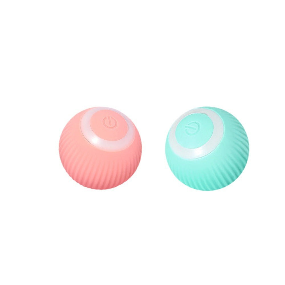 Automatic Smart Cat Teasing Ball ? LED Light Interactive Electric Toy | USB Rechargeable Motion Ball for Indoor Cats