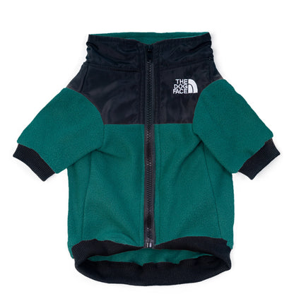 Cozy Fleece Pet Jacket for Small & Medium Dogs - Warm Winter Coat with Zipper and Hood