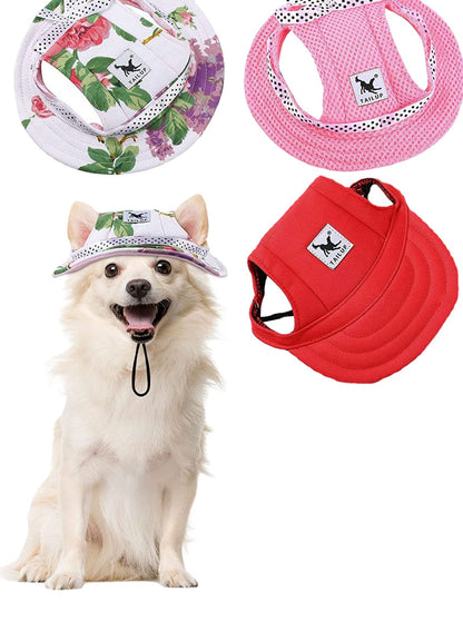 Pet Baseball Cap – Adjustable Sun Hat for Dogs & Cats, Summer Protection