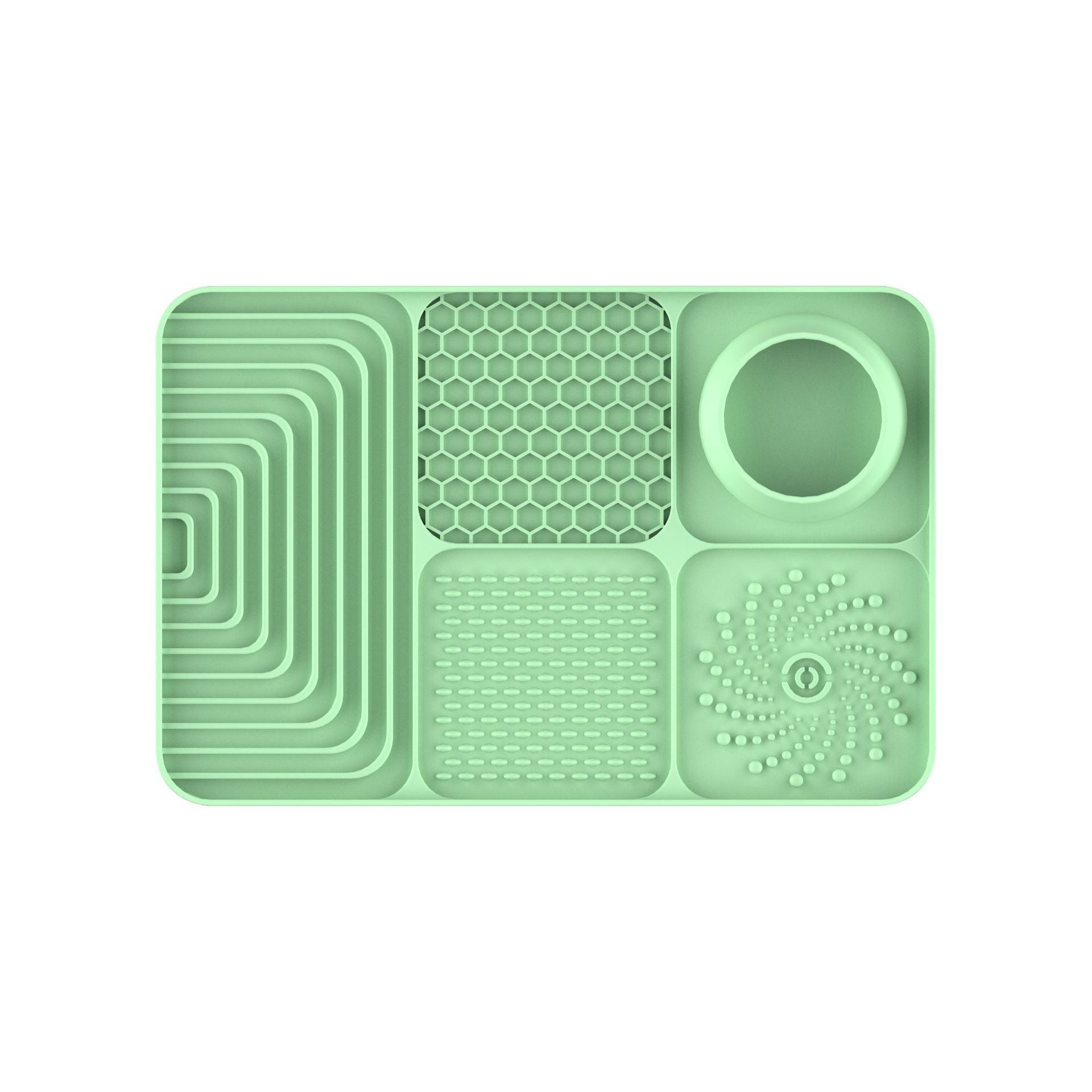Silicone Pet Lick Mat ? Slow Feeder Tray with Suction for Dogs & Cats, Anti-Choking Design