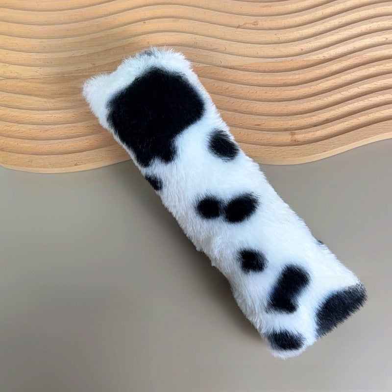 Soft Plush Cat Pillow Toy with Catnip & Crinkle Sound ? Fluffy Rattling Cat Kicker Pillow for Play, Chewing & Stress Relief