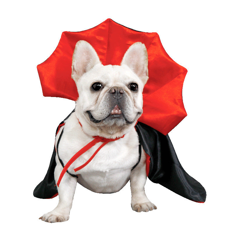 Pet Vampire Cape Costume – Funny Cloak for Cats & Small Dogs