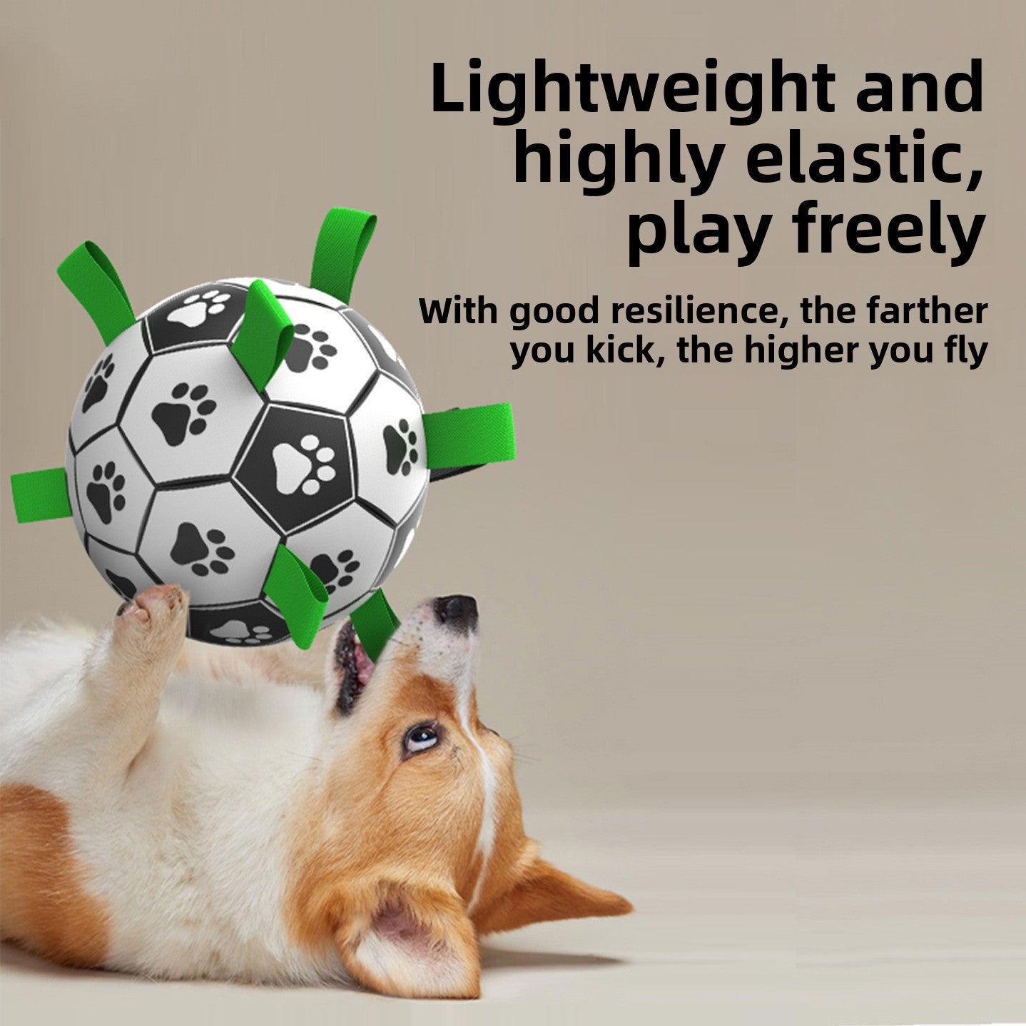 Durable Dog Training Ball ? Lightweight PU Toy for Outdoor Play, Exercise & Interactive Fun