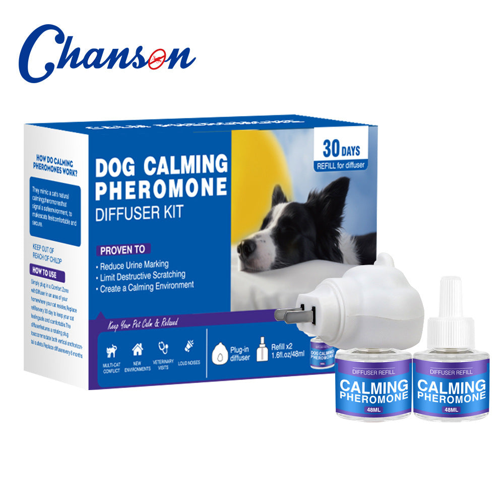 Cat Calming Pheromone Diffuser Kit ? Anti-Stress & Anxiety Relief Plug-In for Cats and Dogs with Refill Options