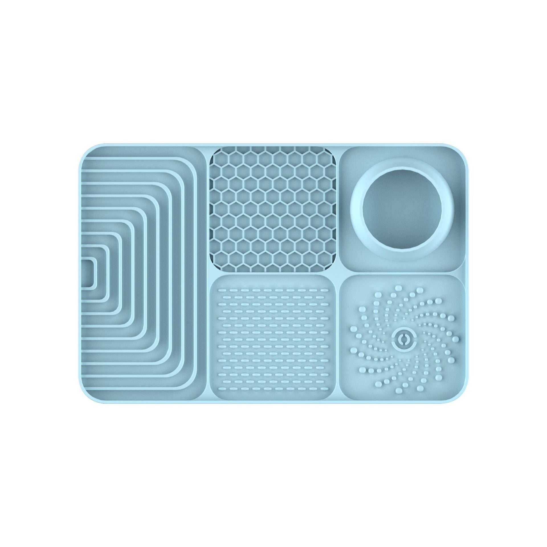 Silicone Pet Lick Mat ? Slow Feeder Tray with Suction for Dogs & Cats, Anti-Choking Design