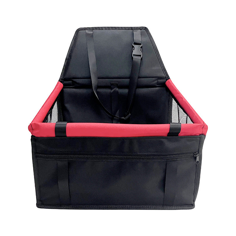 Pet Car Seat Carrier for Dogs & Cats | Waterproof Booster Seat with Safety Strap