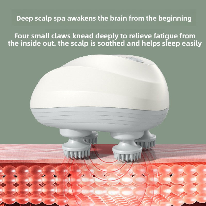 Electric Octopus Pet Massager | Rechargeable Handheld Pet Scalp & Body Massager