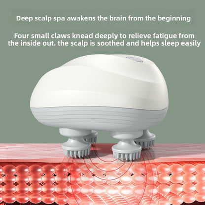 Electric Octopus Pet Massager | Rechargeable Handheld Pet Scalp & Body Massager