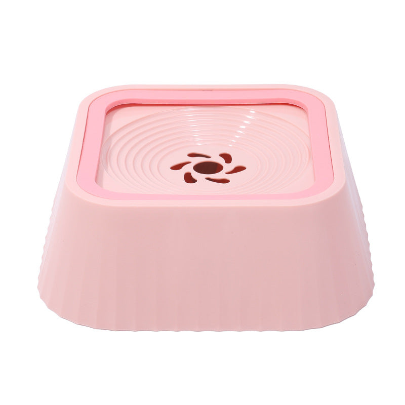 Anti-Spill Floating Pet Water Bowl - 1.5L No-Knock Drinking Bowl for Cats & Dogs