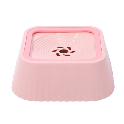 Anti-Spill Floating Pet Water Bowl - 1.5L No-Knock Drinking Bowl for Cats & Dogs