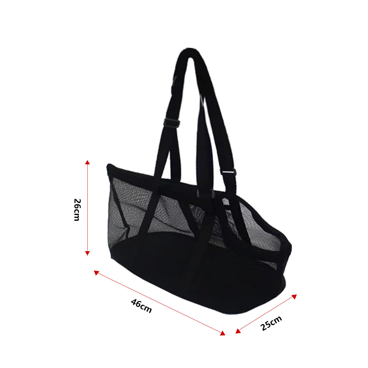 Breathable Mesh Pet Travel Bag for Dogs & Cats ? Portable Shoulder Carrier