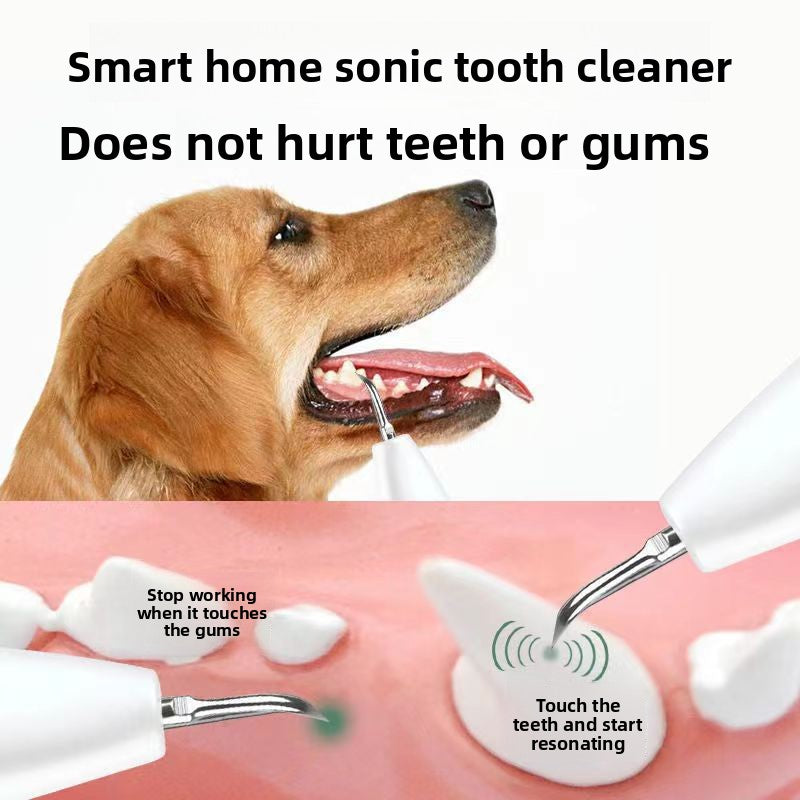 Smart Sonic Pet Dental Cleaner for Dogs & Cats ? Safe Teeth & Gum Care Tool