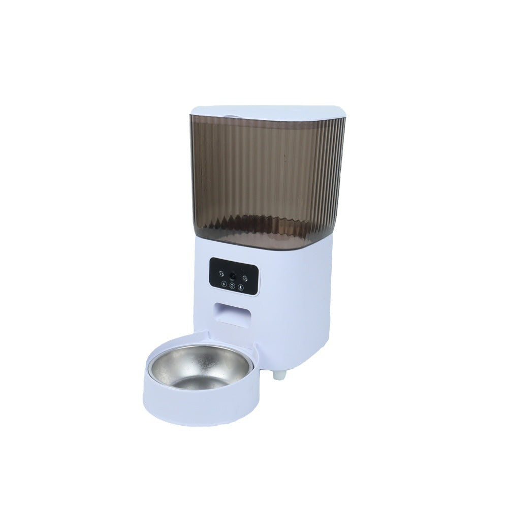 Smart Automatic Pet Feeder with Camera & App Control ? WiFi Pet Food Dispenser with Voice, Video & Timer