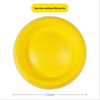 Durable Silicone Dog Frisbee - Chew-Resistant Flying Disc for Outdoor Training, Fetch & Playtime