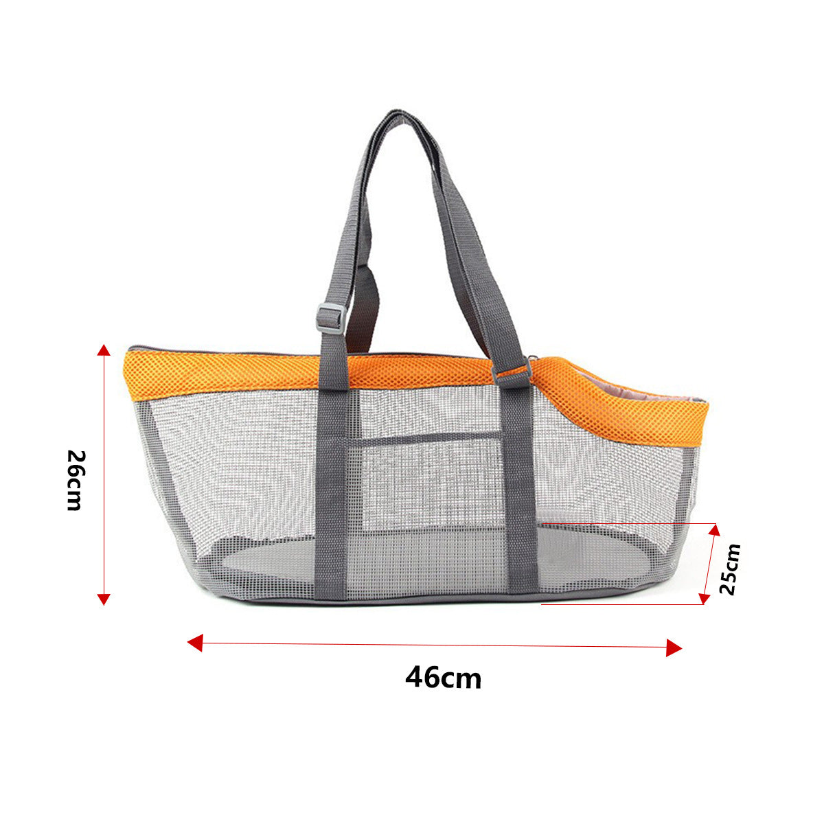 Breathable Mesh Pet Travel Bag for Dogs & Cats ? Portable Shoulder Carrier