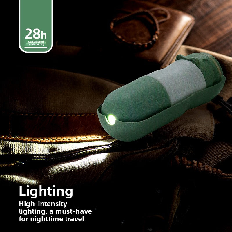 Foldable Portable Dog Water Bottle with Light - Leakproof Travel Pet Cup for Outdoor Walks