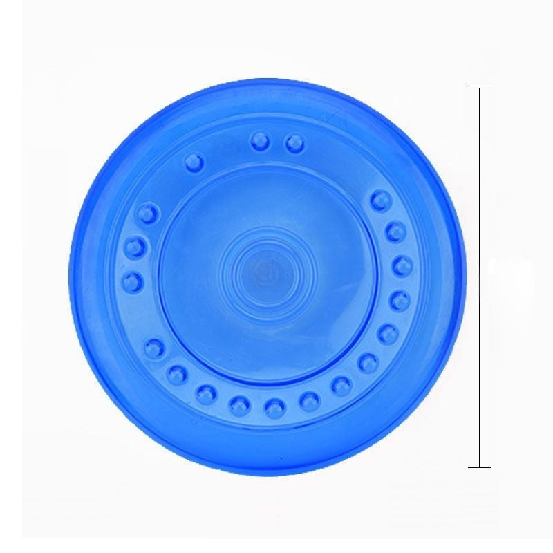 Durable Silicone Dog Frisbee - Chew-Resistant Flying Disc for Outdoor Training, Fetch & Playtime