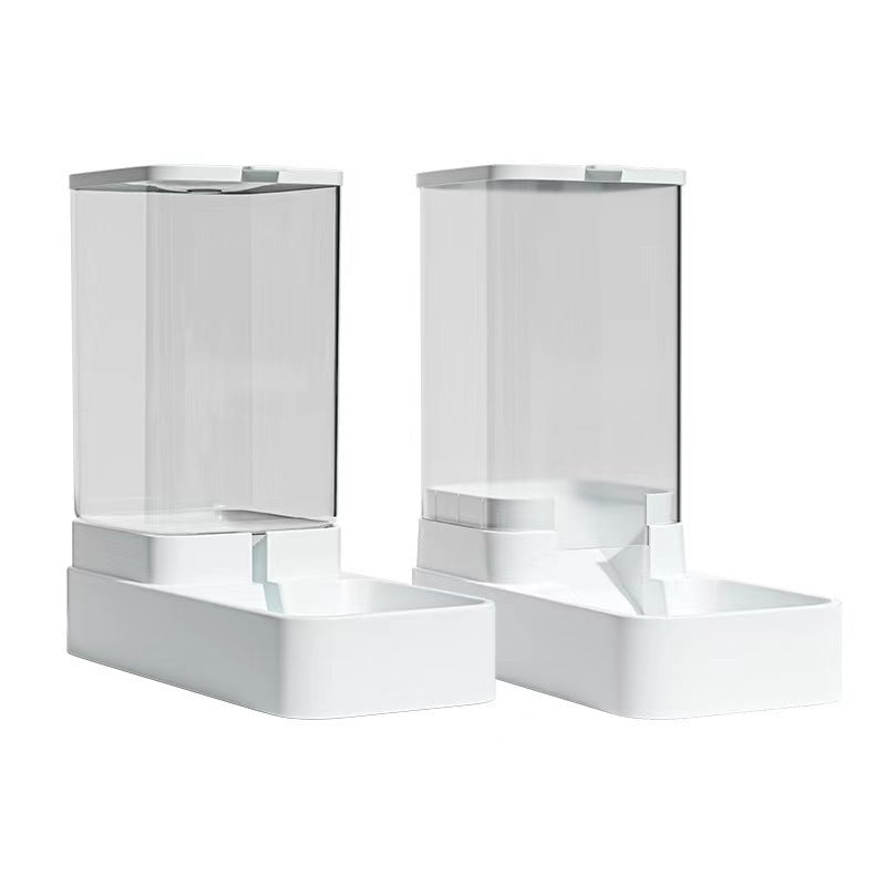 Automatic Cat & Dog Food Dispenser with Water Feeder - 3.8L Dual Pet Feeding Station