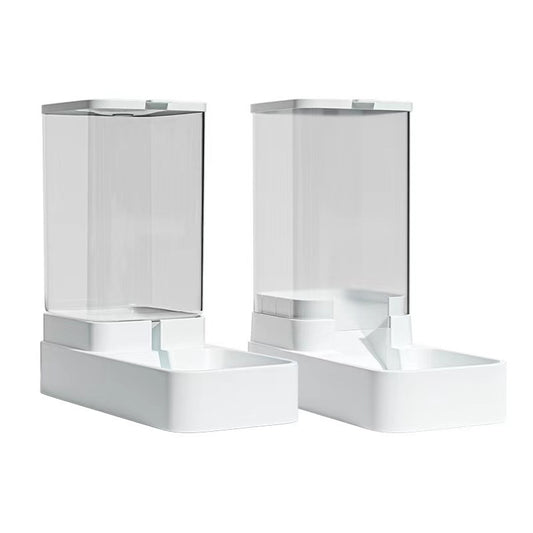 Automatic Cat & Dog Food Dispenser with Water Feeder - 3.8L Dual Pet Feeding Station