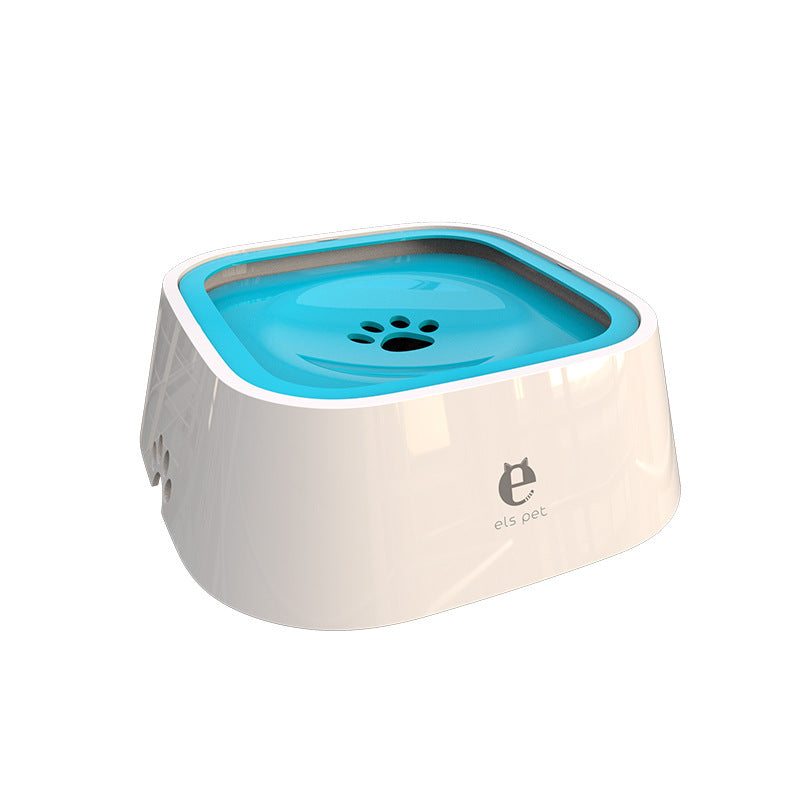 Pet Splash-Proof Floating Water Bowl ? Anti-Spill Slow Drinking Bowl for Cats & Dogs