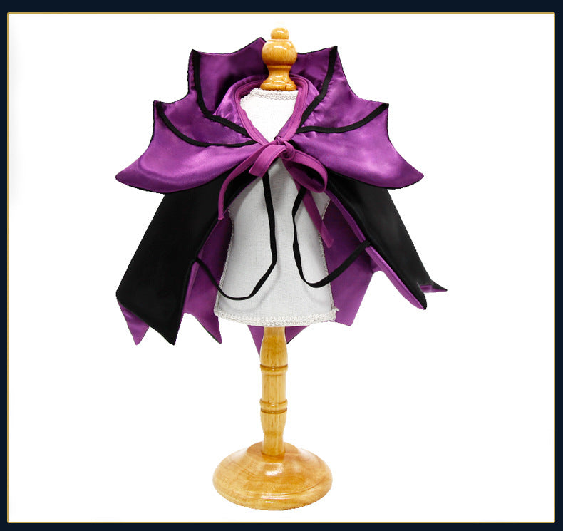 Pet Vampire Cape Costume – Funny Cloak for Cats & Small Dogs