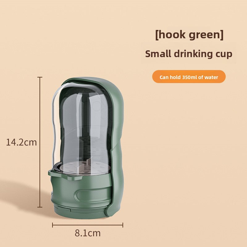 Foldable Portable Dog Water Bottle with Light ? Leakproof Travel Pet Cup for Outdoor Walks, Hiking & Camping