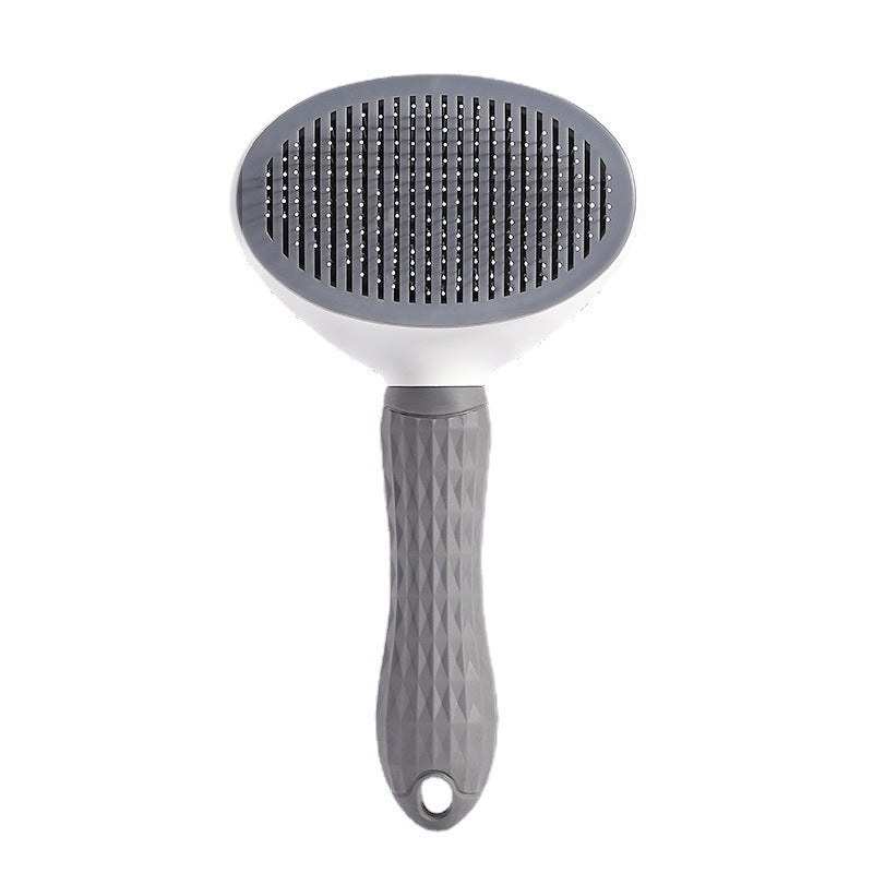 Self-Cleaning Pet Grooming Brush for Cats & Dogs ? Hair Removal Comb with Massage Function | One-Click Fur Release Deshedding Tool
