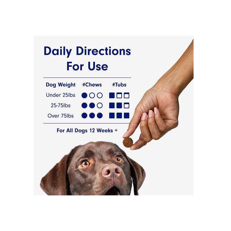 Dog Probiotic Chews for Digestive Health | Pet Probiotic Supplement for Gut & Allergy Support