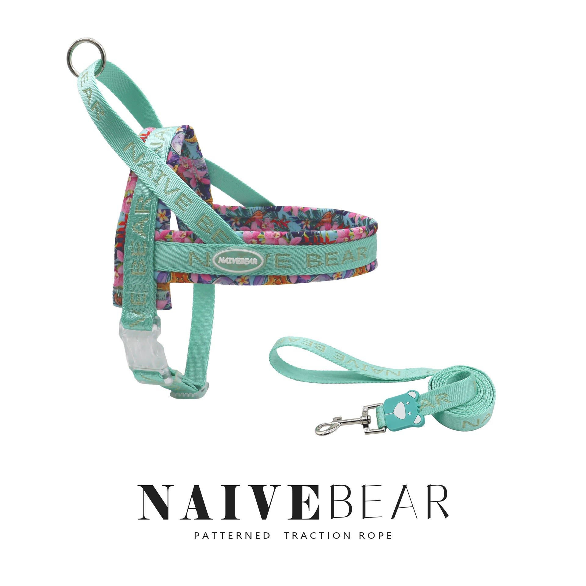 Lightweight No-Pull Dog Harness ? Adjustable Saddle Chest and Back Strap with Reflective Design for Small & Medium Dogs