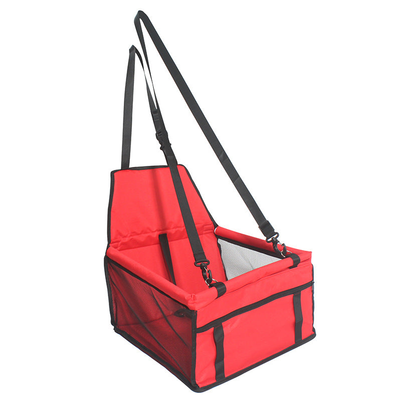 Pet Car Seat Carrier for Dogs & Cats | Waterproof Booster Seat with Safety Strap