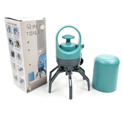 Portable Pet Poop Scooper with Waste Bag Holder - Hands-Free Dog Toilet Picker