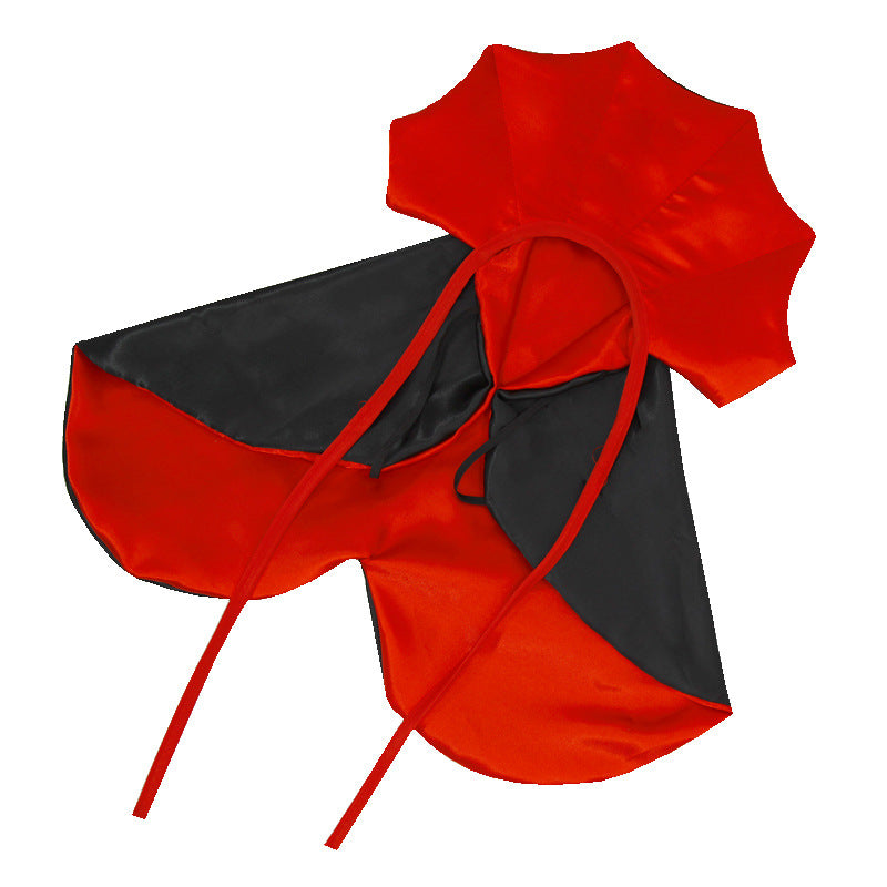 Pet Vampire Cape Costume – Funny Cloak for Cats & Small Dogs