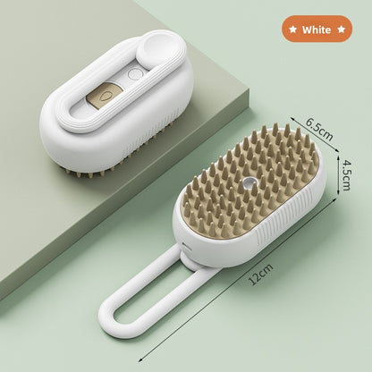 Pet Bath & Massage Brush - Soft Silicone Grooming Scrubber for Dogs & Cats