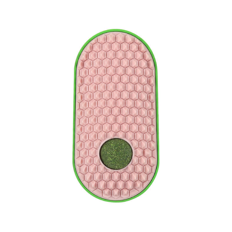 Cat Arch Self-Grooming & Scratching Brush with Toy - Massage Arch Toy for Shedding, and Play