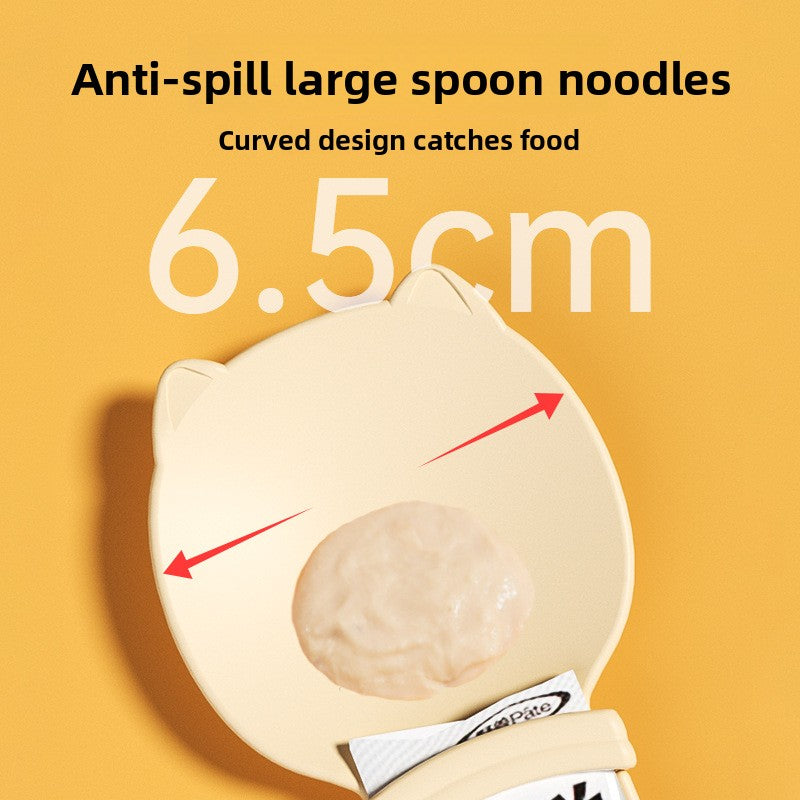 Pet Snack Squeeze Feeder - One-Handed Treat Dispenser for Cats, Dogs & Small Pets