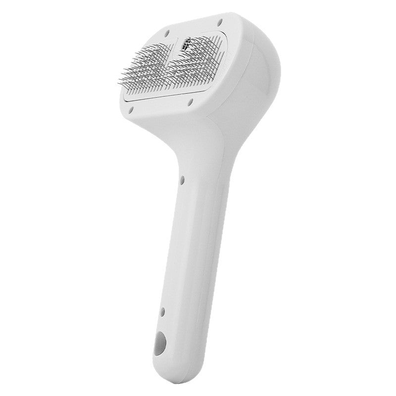 Pet Spray Hair Removal Comb ? Easy One-Click Cleaning Brush for Cats & Dogs