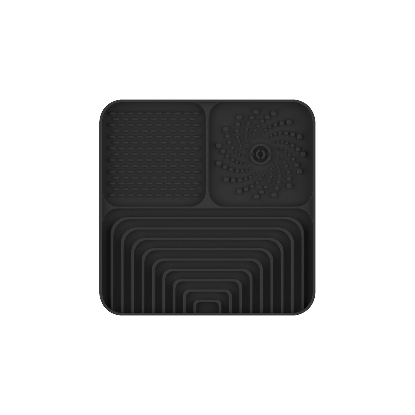 Silicone Pet Lick Mat - Slow Feeder Tray with Suction for Dogs & Cats, Anti-Choking Design