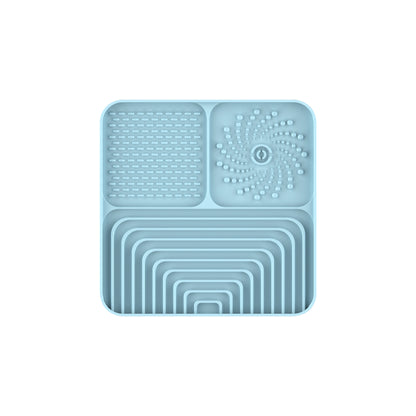 Silicone Pet Lick Mat - Slow Feeder Tray with Suction for Dogs & Cats, Anti-Choking Design
