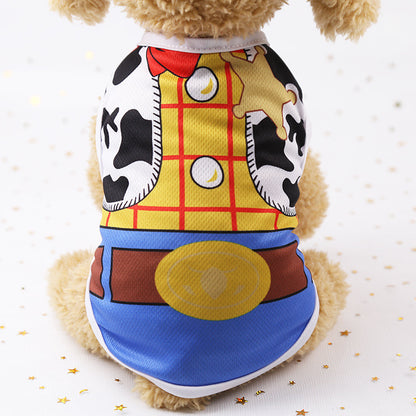 Cute Pet Vest Harness Shirt – Summer Clothes for Small Dogs & Cats