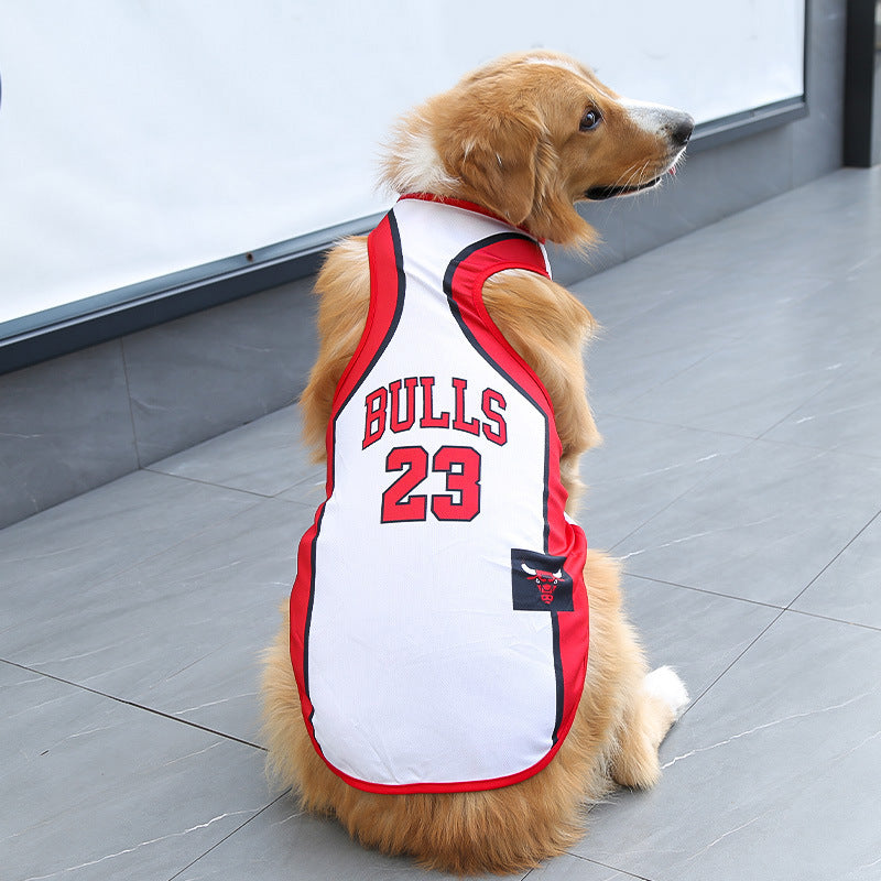 Pet Sports Jersey Vest for Dogs & Cats ? Breathable Team Outfit for Small to Large Pets