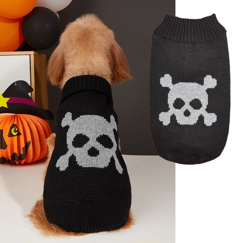Halloween Pumpkin Pet Knitted Sweater