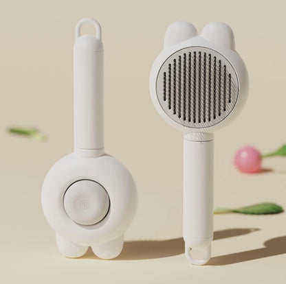 Self-Cleaning Grooming Brush for Pets - Deshedding Comb + Massage Function | One-Click Fur Release