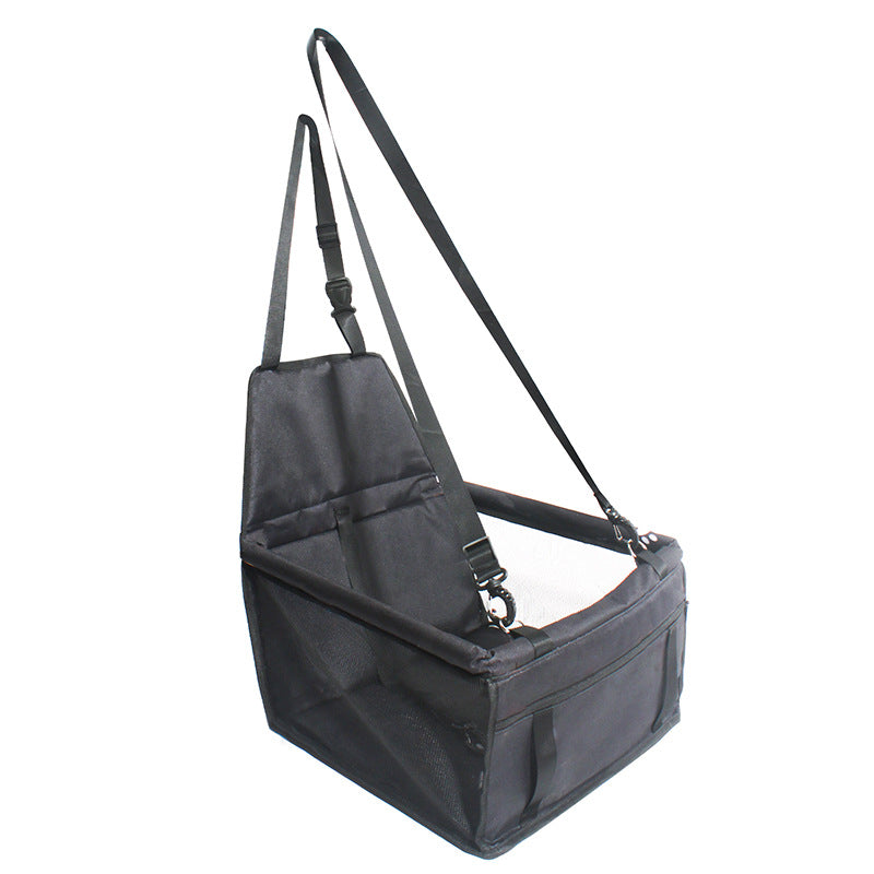 Pet Car Seat Carrier for Dogs & Cats | Waterproof Booster Seat with Safety Strap
