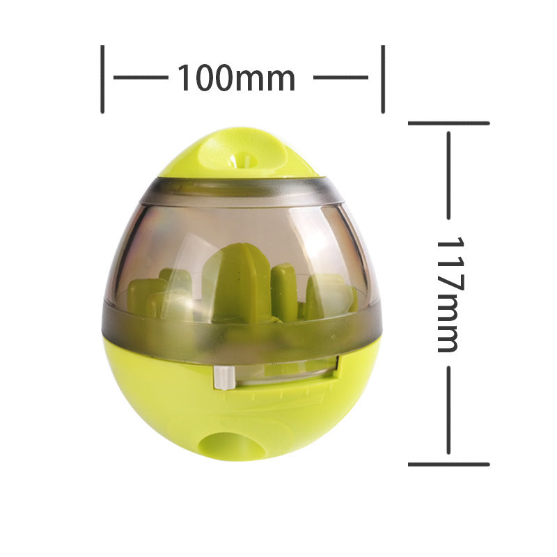 Interactive Pet Tumbler Treat Dispenser Toy ? Food Puzzle Feeder for Dogs & Cats