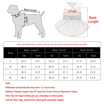 Pet Cat Christmas Dress Cute Santa Claus Outfits for Small Medium Cats Dogs Skirt Festival Dress Up
