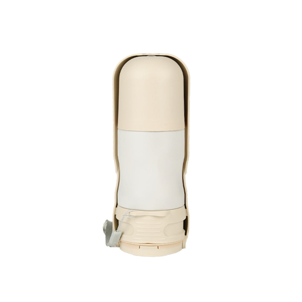Foldable Portable Dog Water Bottle with Light ? Leakproof Travel Pet Cup for Outdoor Walks, Hiking & Camping