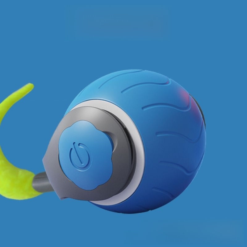 Automatic Smart Cat Teasing Ball ? LED Light Interactive Electric Toy | USB Rechargeable Motion Ball for Indoor Cats