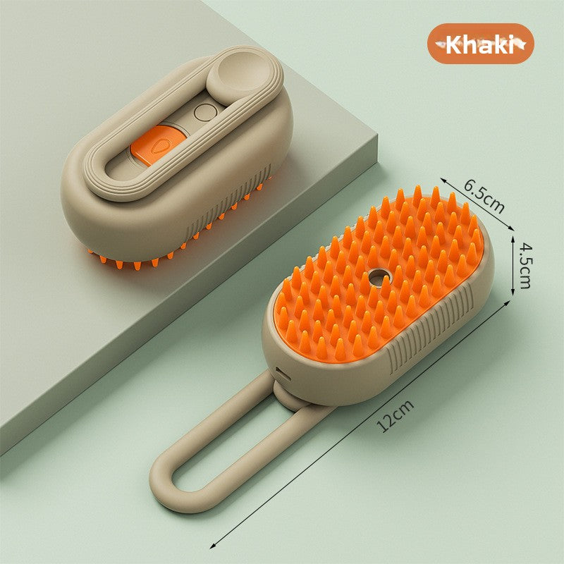 Pet Bath & Massage Brush ? Soft Silicone Grooming Scrubber for Dogs & Cats